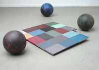 10 Eine Oktave tiefer, 2009, Olfarbe auf Holz, Polyester