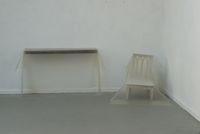 4 Unschuld II, 2009,Eisen Holz, Vulkolan
